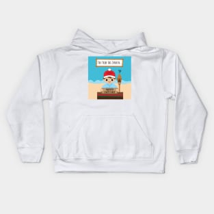 Holiday Cartoon Jeff Probst Kids Hoodie